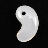 北海道 花石メノウ 瑪瑙 34mm勾玉 ディレクトリカード付 13.1g (ID:76473)