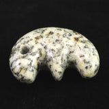 京都府産　鞍馬石 31mm 獣型 勾玉 証明書付 11.1g　 (ID:76702)