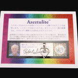 H&E社 アゼツライト(AZOZEO) ハート型ペンダントトップ 証明書付 0.7g (ID:76706)