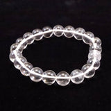 カイラス産 ヒマラヤ水晶　10ｍｍ玉ブレスレット 30.2g (ID:76733)
