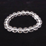 カイラス産 ヒマラヤ水晶　10ｍｍ玉ブレスレット 30.2g (ID:76733)