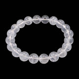 北海道 富良野産 水晶 10mm玉 ブレスレット 28.7g *希少* (ID:76961)