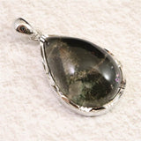 庭園水晶 ガーデンクォーツ　24x17mm　ドロップ ペンダントトップ 8.7g (ID:77137)