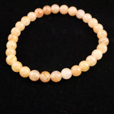 H&E社 サチャロカローズ アゼツライト（AZOZEO) 6mm玉ブレスレット 証明書付 11.0g (ID:77250)