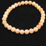 H&E社 サチャロカローズ アゼツライト（AZOZEO) 6mm玉ブレスレット 証明書付 11.0g (ID:77250)