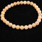 H&E社 サチャロカローズ アゼツライト（AZOZEO) 6mm玉ブレスレット 証明書付 11.0g (ID:77250)