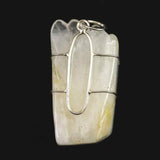 H&E社 サウラライトアゼツライト (AZOZEO) タンブル ペンダント 14.2g　 (ID:77280)