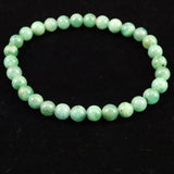 エメラルド ライトカラー　6mm玉ブレスレット 9.7g (ID:77532)