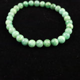 エメラルド ライトカラー　6mm玉ブレスレット 9.7g (ID:77532)