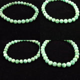 エメラルド ライトカラー　6mm玉ブレスレット 9.7g (ID:77532)