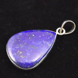 ラピスラズリ 3A  26mmペアシェイプ  ペンダントトップ 6.2g  (ID:77890)