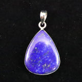 ラピスラズリ 3A  26mmペアシェイプ  ペンダントトップ 6.2g  (ID:77890)