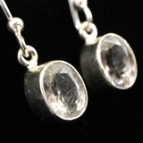 ロシア産 フェナカイト 7X5mmオーバルカット ピアス 2.3g (ID:78081)