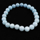 スコルザライト　トロレアイト　トロール石　8mm玉ブレスレット 17.8g (ID:78177)