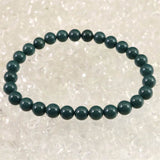 出雲碧玉 出雲石 SA  6mm玉ブレスレット ディレクトリカード付 8.8g (ID:78230)