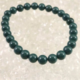 出雲碧玉 出雲石 SA  6mm玉ブレスレット ディレクトリカード付 8.8g (ID:78230)