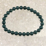 出雲碧玉 出雲石 SA  6mm玉ブレスレット ディレクトリカード付 8.8g (ID:78230)