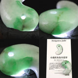 糸魚川翡翠  ヒスイ 小滝産 薄緑 31mm勾玉 ディレクトリカード付 13.19g (ID:78248)