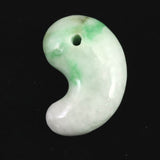 糸魚川翡翠  ヒスイ 小滝産 薄緑 31mm勾玉 ディレクトリカード付 13.19g (ID:78248)