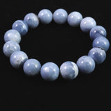 オーストラリア産 ブルーオパール 13mm玉ブレスレット 41.2g (ID:78269)