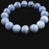 オーストラリア産 ブルーオパール 13mm玉ブレスレット 41.2g (ID:78269)