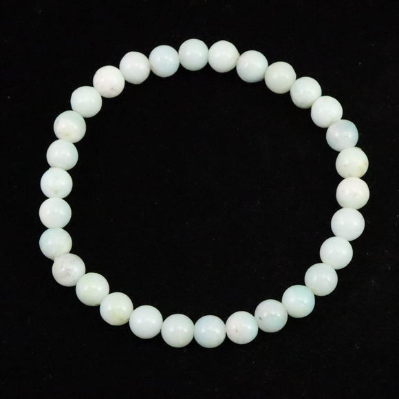 H&E社 アズマー 6mm玉ブレスレット 証明書付 10.1g (ID:78280)