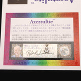 H&E社 アゼツライト(AZOZEO) 6mmトライアングルカット ペンダントトップ 証明書付 0.7g　 (ID:78286)