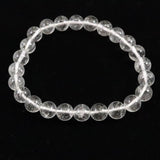 ネパール ヒマラヤ山脈 アンナプルナ産 水晶 8ミリ玉 ブレスレット 19.86g (ID:78381)