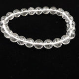 ネパール ヒマラヤ山脈 アンナプルナ産 水晶 8ミリ玉 ブレスレット 19.86g (ID:78381)