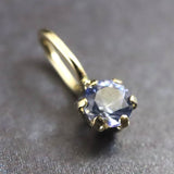 ベニトアイト 2.5mmラウンドカット ペンダント 18KYG 0.08ct (ID:78494)
