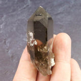 モンブラン産 煙水晶 キー  貫入 35.2g (ID:78504)