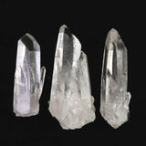 ブラジル トマスゴンサガ産 水晶　原石 3本セット 111g (ID:78620)