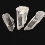 ブラジル トマスゴンサガ産 水晶　原石 3本セット 111g (ID:78620)