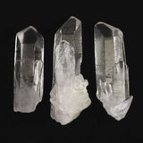 ブラジル トマスゴンサガ産 水晶　原石 3本セット 111g (ID:78620)