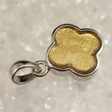 ギベオン ゴールドカラー 14mmフラワーモチーフ　ペンダントトップ 2.5g (ID:78669)