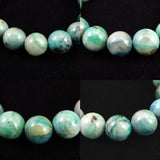 クリソコラシリカ  12.5mm玉ブレスレット 46.3g (ID:78963)