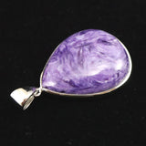 チャロアイト AAA+   28mmティアドロップ　ペンダントトップ 6.8g (ID:78975)