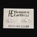 H&E社 アゼツライト(AZOZEO) 4mmラウンド ピアス 証明書付 (ID:79034)