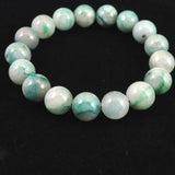 クリソコラシリカ  12.5mm玉ブレスレット 46.4g (ID:79068)