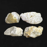 島根県大津島産　玉髄　カルセドニー 原石4個セット 85.5g (ID:79165)