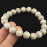 宮崎県産 二ニギ水晶　 10mm玉ブレスレット 証明書付 28.4g (ID:79382)