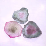 ウォーターメロントルマリン 原石スライス 3個セット 2.53ct (ID:79406)