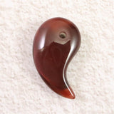 チベット産 アンデシン 22mm勾玉　2.2g (ID:79585)