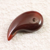 チベット産 アンデシン 22mm勾玉　2.2g (ID:79585)