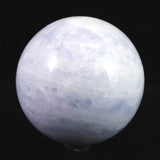 セレスタイト 天青石  69mmスフィア　丸玉　475ｇ (ID:79731)