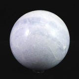 セレスタイト 天青石  69mmスフィア　丸玉　475ｇ (ID:79731)