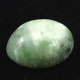 日高翡翠（ホワイトグリーン） 18mm オーバル ルース 3.31g (ID:79746)