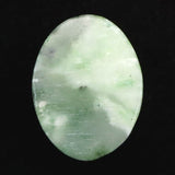 日高翡翠（ホワイトグリーン） 18mm オーバル ルース 3.31g (ID:79746)