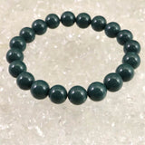 出雲碧玉 出雲石 SA  9mm玉ブレスレット ディレクトリカード付 21.5g (ID:79768)