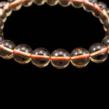ブラジル産 天然シトリンクォーツ 5A  8.5mm玉ブレスレット 20.8g  (ID:79923)